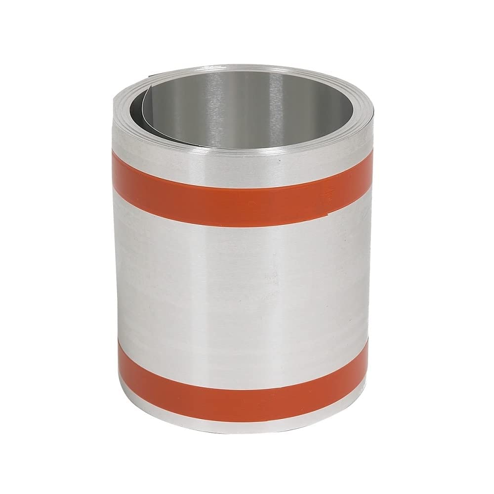 Aluminum flashing roll for chimney step and counter flashing