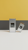 Galvanized steel nails box, Single product shown in 3/4 angle against Safety Yellow or Bright White seamless backdrop....
