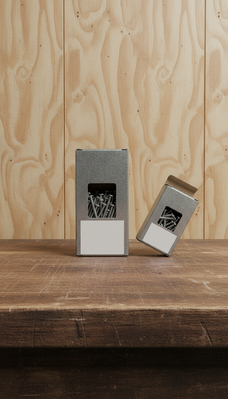 Galvanized Steel Nails Box in a new setting