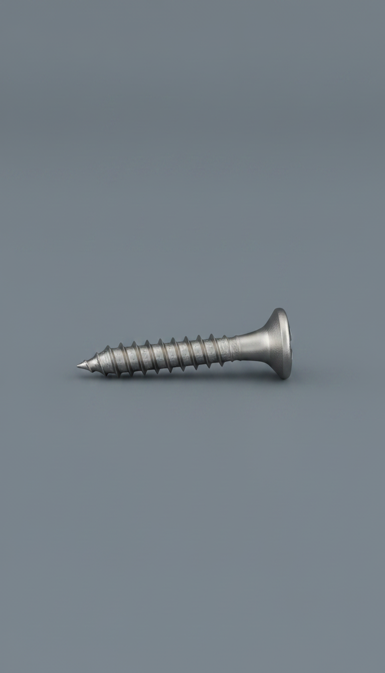 Alternate angle view of Stainless Steel Wood Screw