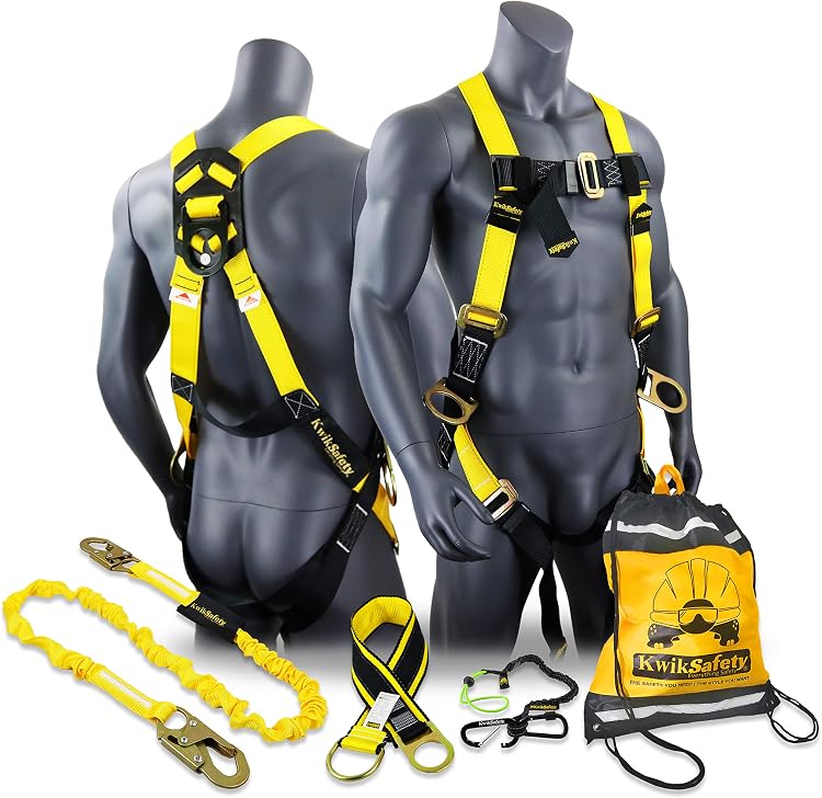Full-Body Harness Fall Protection Kit with Bucket