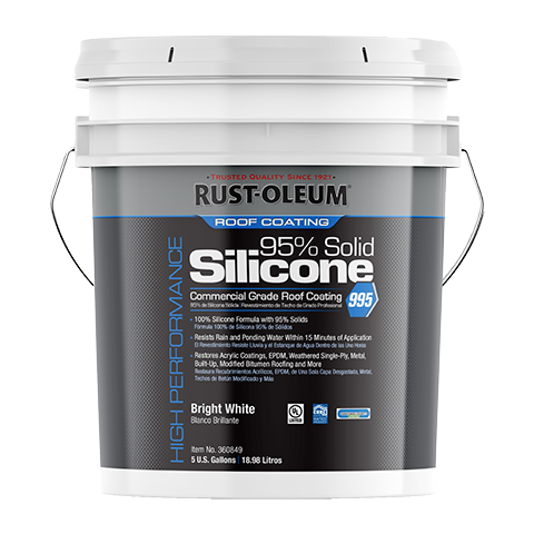Silicone Roof Coating — 5 Gallon, High Solids