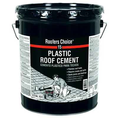 Plastic Roof Cement — 5 Gallon Pail