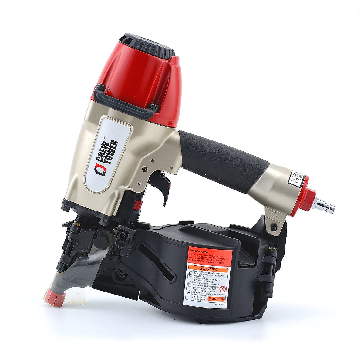 Coil Siding Nailer — 15-Degree Pneumatic Pro