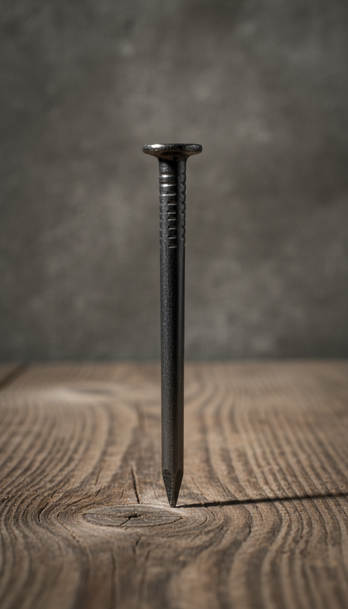 Carbon Steel Brad Nail in a new setting