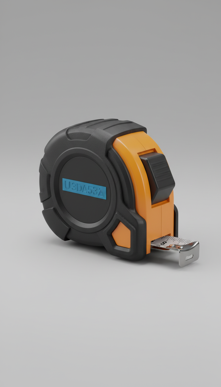 Urrea tape measure 5m industrial pro, Primary angle: 3/4 front view to reveal both face and profile of each tool or...