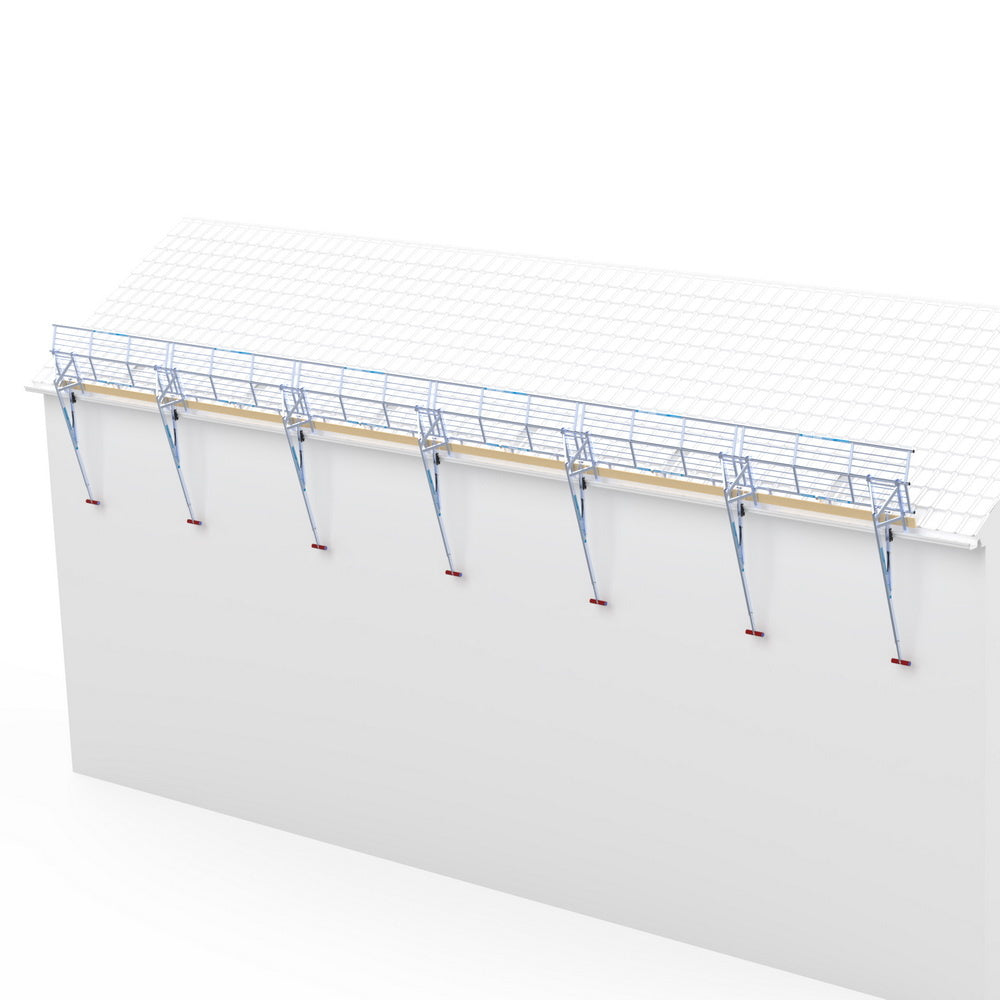 Temporary Guardrail Base Set — Roof Edge Protection, 4 Bases